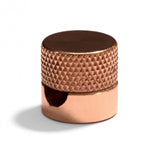 Polished Copper Round Cable Clip for Walls & Ceilings