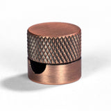 Brushed Copper Round Cable Clip for Walls & Ceilings