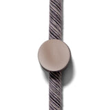 Brushed Titanium Decorative Cable Clip