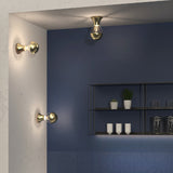 Gold Semi Flush Ceiling Lamp Holder