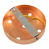 Brushed Copper Five Hole Fixing Plate
