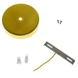 Polished Brass Single Hole Fixing Plate