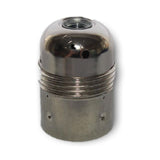 Lamparte NIE27PL Nickel Plated ES E27 Plain Collar Lampholder