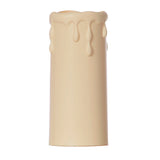 Oaks OA DRIP 01 CR Cream Plastic Moulded Candle Drip 37mm x 70mm
