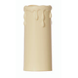 Oaks OA DRIP 04 CR Cream Plastic Moulded Candle Drip 34mm x 80mm