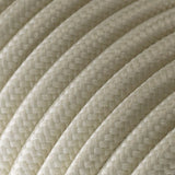 Ivory Braided Round Vintage Cable Flex | Lighting Spares