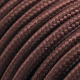 Brown Braided Round Vintage Cable Flex | Lighting Spares