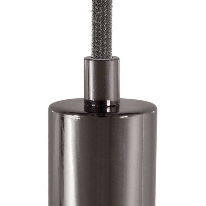 Black Chrome Pendant Cord Grip