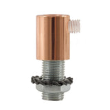 Lamparte SERM1-RA Copper Metal Cylindrical Cord Grip for 10mm Hole