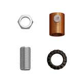 Brushed Copper Cylinder Cord Clamp