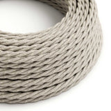 Natural Linen Braided Twist Vintage Pendant Cable