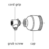 Lamparte 34WG5GR Cord Grip